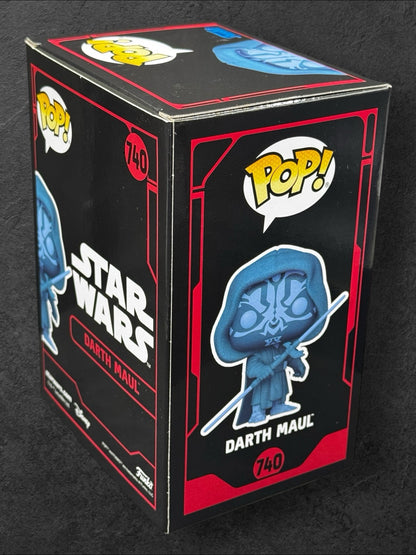 Glows in the Dark Funko #740 Signed Darth Maul By Ray Park - Last One!