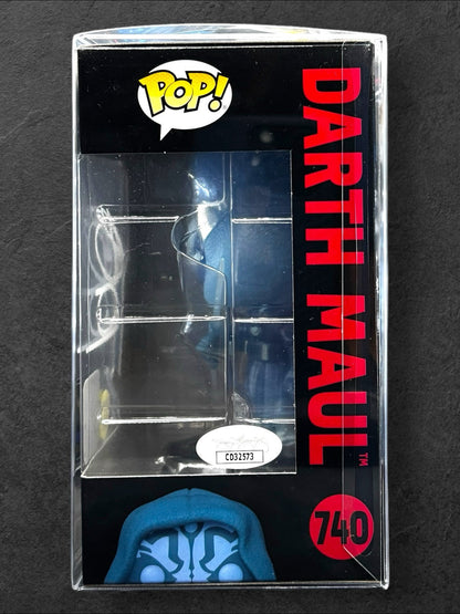 Glows in the Dark Funko #740 Signed (White) Darth Maul - By Ray Park