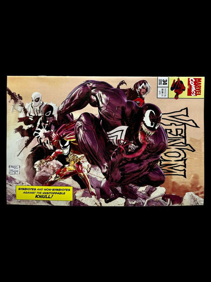 VENOM 34 MIKE MAYHEW HORIZONTAL TODD MCFARLANE SPIDER-MAN 16 HOMAGE VARIANT-A