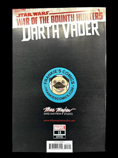 Star Wars: War Of The Bounty Hunters Darth Vader #15 Mike Mayhew Variant Signed