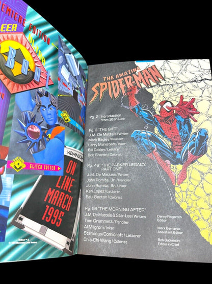 The Amazing Spider-Man #400, EMBOSSED GRAY OVERLAY COVER, April 1995, Near Mint