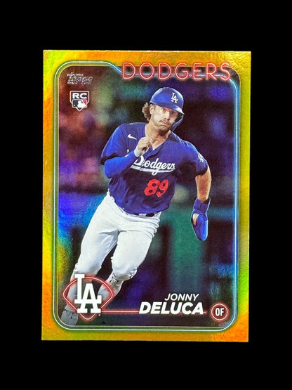 2024 Topps Series 1 Jonny Deluca #233 Team Color Border SSP RC Plus 4 More Cards