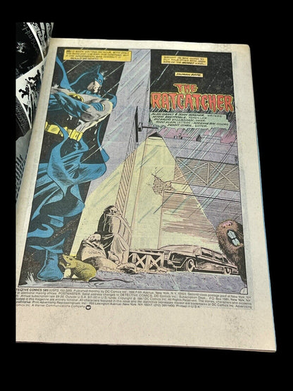 Vintage Detective Comics Vol 1 #585 April 1988 The Ratcatcher By DC Comics NMT