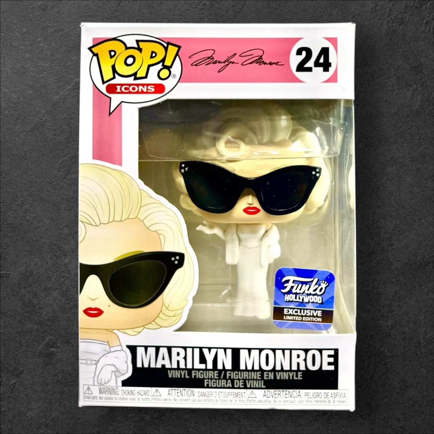 Funko POP! Icons Marilyn Monroe 24 Funko Hollywood Exclusive - Vaulted