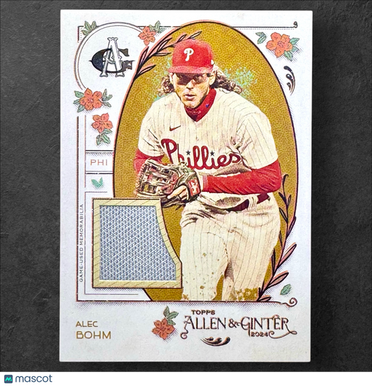 2024 Topps Allen & Ginter Alec Bohm Relic Card