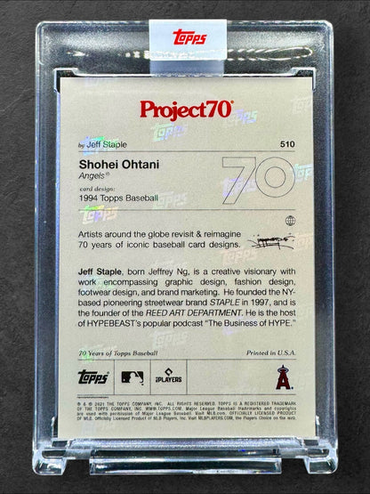 Shohei Ohtani 2021 Topps Project70 #510