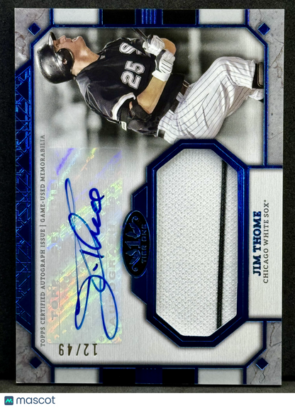 Jim Thome 2024 Topps Tier One #AJR-JT Blue /49